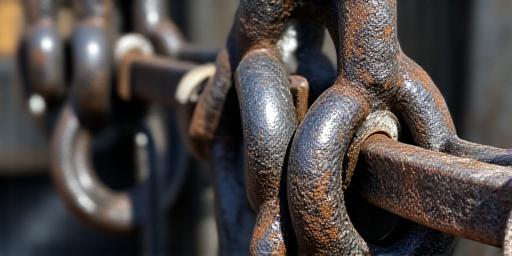 Vintage machinery rigging